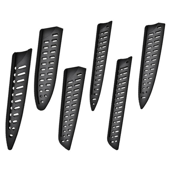 UNOMOR 6pcs Kitchen Sleeves Black Plastic for Chefs with Dirt Protection