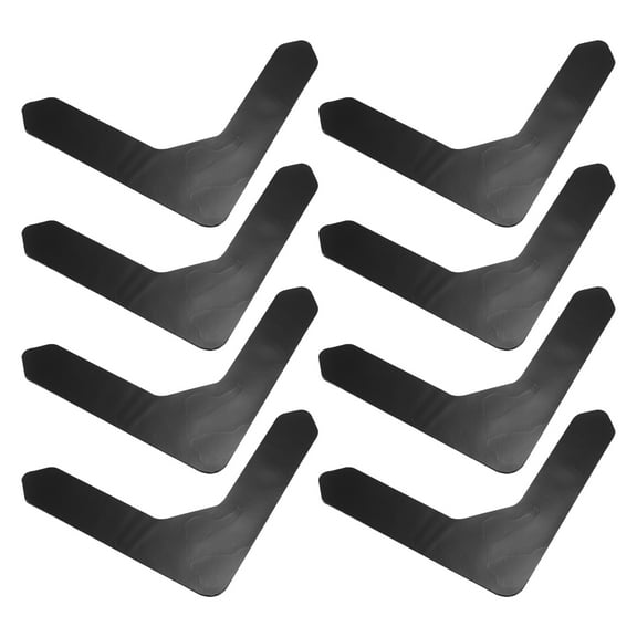Soimiss 8Pcs Anti-Skid Carpet Stickers Black with Trace-Less Fixing for Home