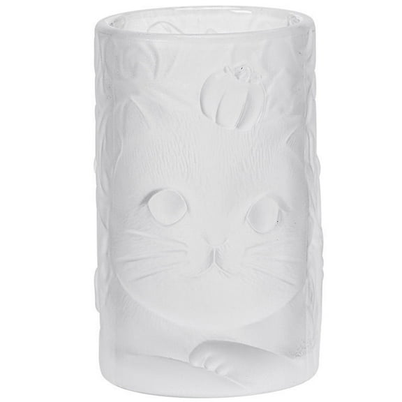 Soimiss Adorable Kitten Glass Cup Clear Multi-Function Reusable and Decorative