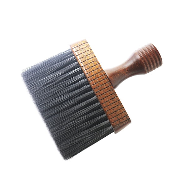 Soimiss Barber Neck Brush Cleaning Broken Hair Beech Wood 1Set