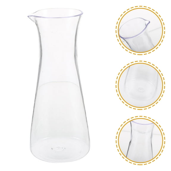 UNOMOR Beverage Dispenser Clear Drinking Tumblers Transparent Acrylic Friend Gatherings 1Pcs