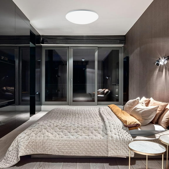 Soimiss White Plastic Ceiling Light Cover Soft Light Diffuser for Home Ceiling Fixture