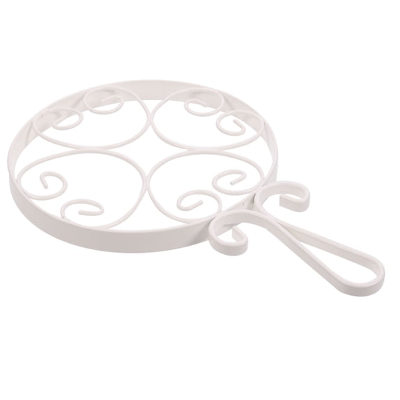 Soimiss Reusable Pot Pad Round Iron Kitchen Insulation Pad 1Set for Home Use