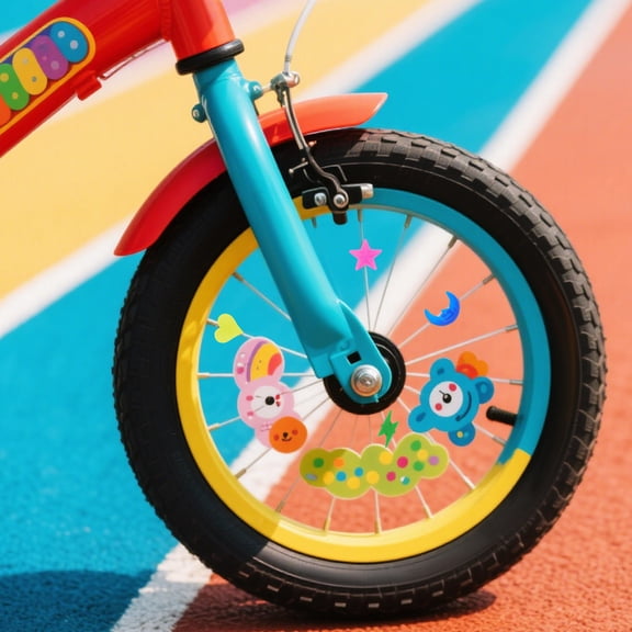 UNOMOR Cute Bike Accessories Clips Reusable Plastic Decorative Riding Trip 1 Set