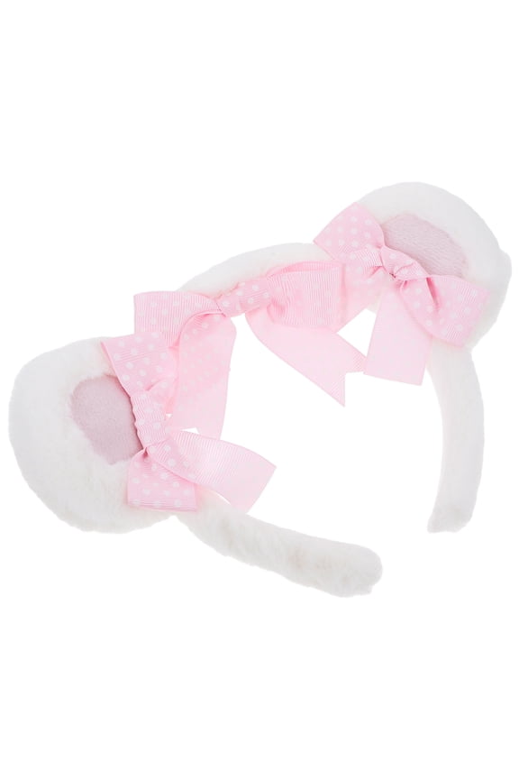 Plush Ears Headband Soft Animal Costume Hair Accessory for Celebration