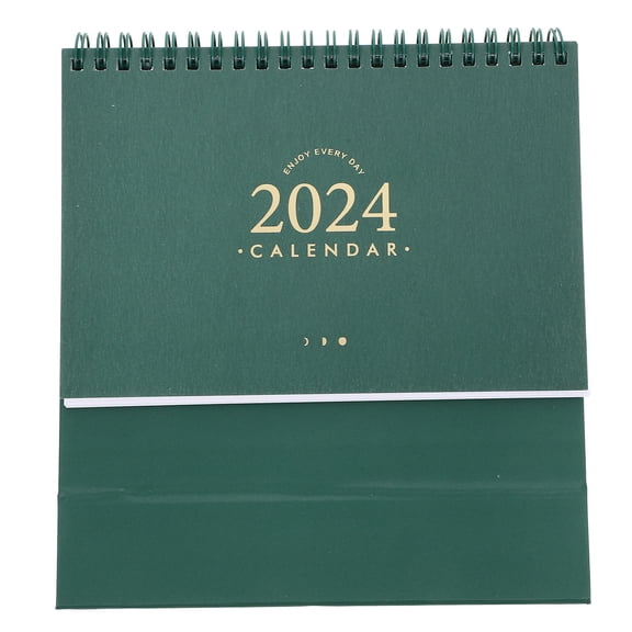 UNOMOR Desk Calendar Decorative Standing Calendar For Office And Home Daily Use Reminder Thick Material