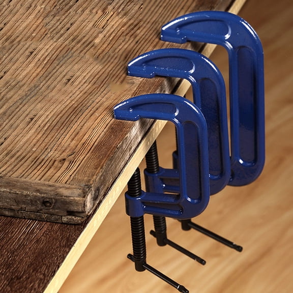 Soimiss Blue Metal G Clamp for Woodworking with Heavy Duty Stable Grip
