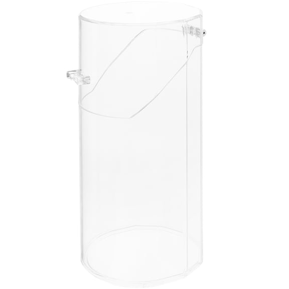 Soimiss Multiuse Clear Makeup Brush Organizer and Pen Holder for Office and Home