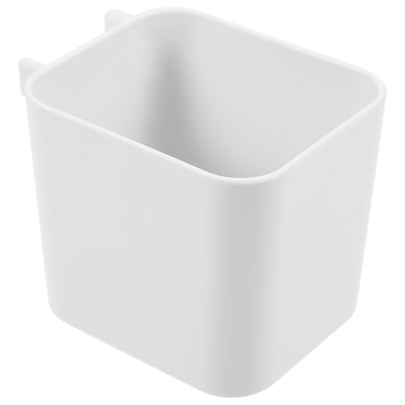 Soimiss PP Material White Wall Holder Storage Box with Compartments for Home Organization