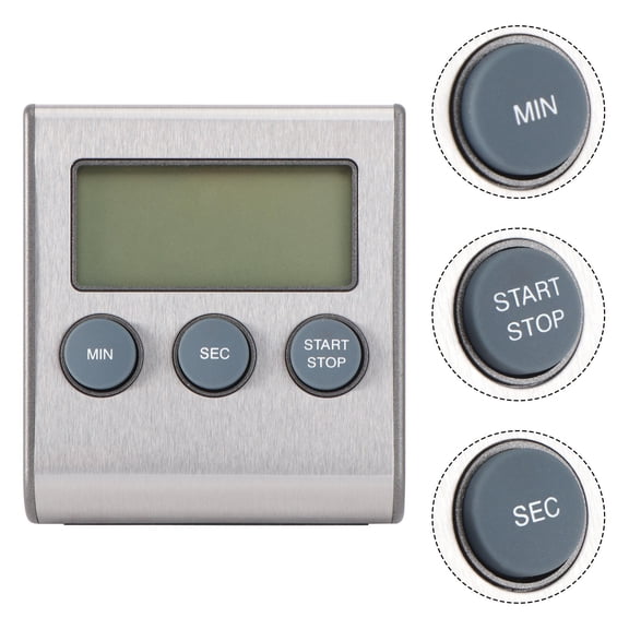 UNOMOR Digital Kitchen Timer Professional Minute Second Timer for Adults 1Set