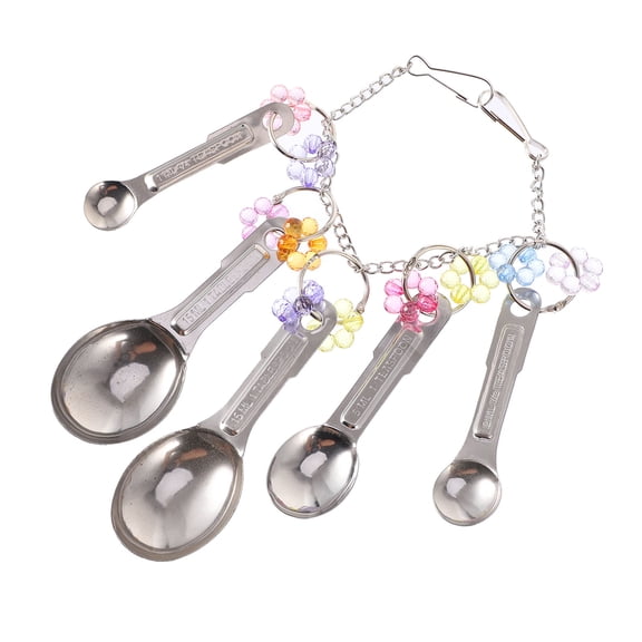 Soimiss Parrot Rope Swing with Stainless Steel Spoon for Bird Cage Hanging and Chewing