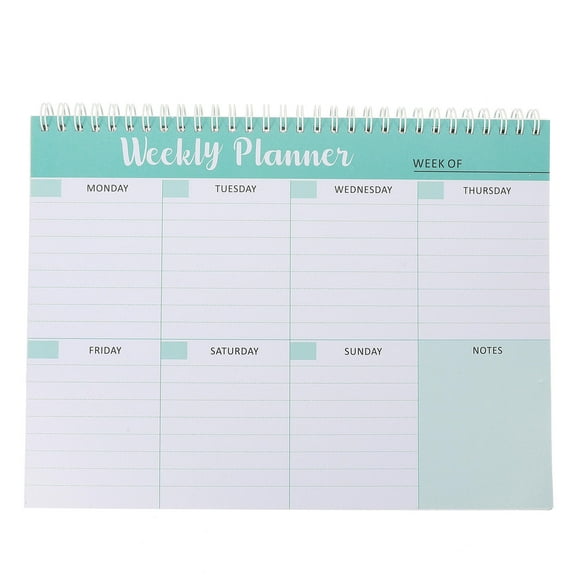 Soimiss White Appointment Calendar Notepad for Daily Work Study Planning and Scheduling