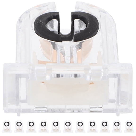 Soimiss 12Pcs Non Shunted Lamp Holder Socket for Fluorescent Light Compatible with T8 Tubes