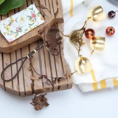 Soimiss Decorative Metal Door Bell Generate Vibration 1Set