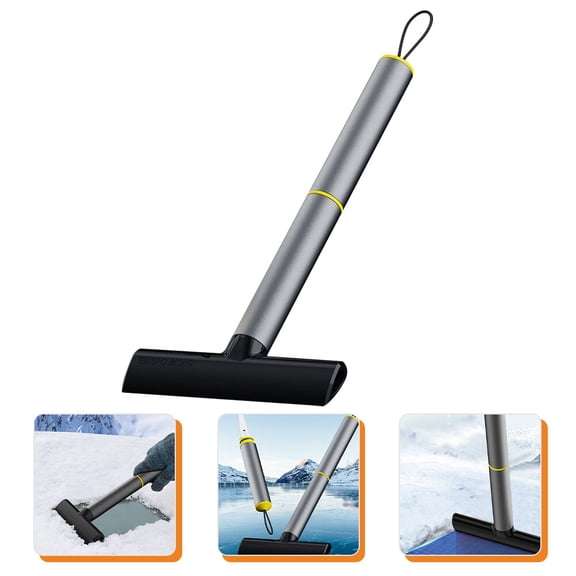 Soimiss Lightweight Ice Scraper for Car Windshield with Ergonomic Handle and Hanging Rope