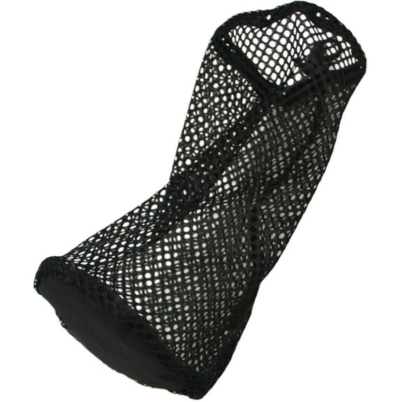 Soimiss Golf Ball Storage Bag Black Nylon Mesh Pouch with Drawstring for Easy Carry