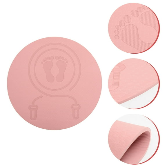 UNOMOR Gym Mats for Home TPE Pink Shock Absorption for 1Pack