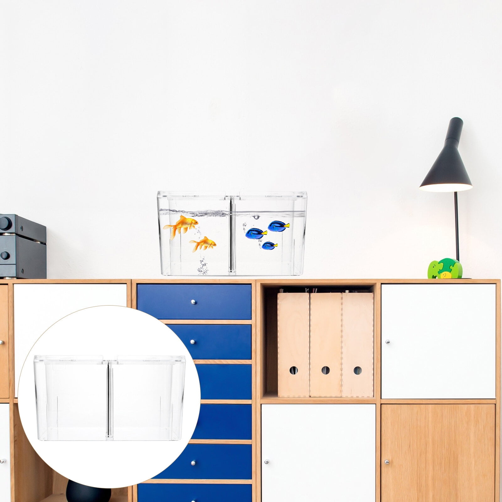 Soimiss Fish Breeding Box Hatching Box Transparent 1Set - Walmart.com