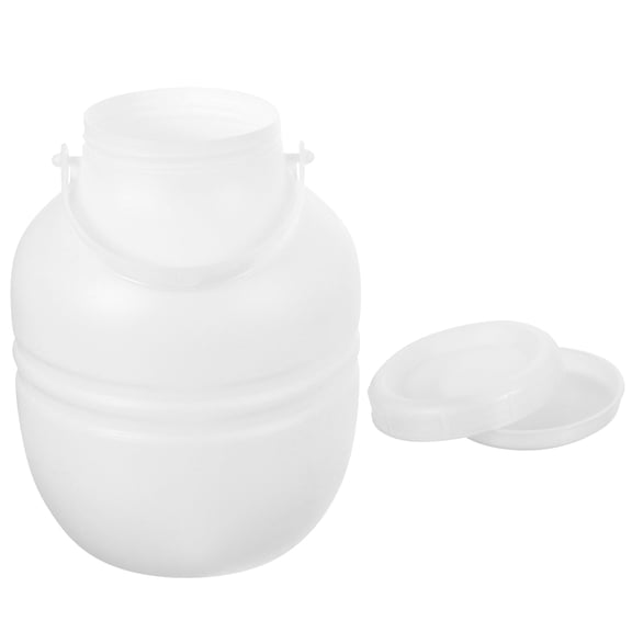Soimiss Plastic Pickle Jar with Airtight Seal and Portable Handle for Home Storage of Vegetables Grains and Food