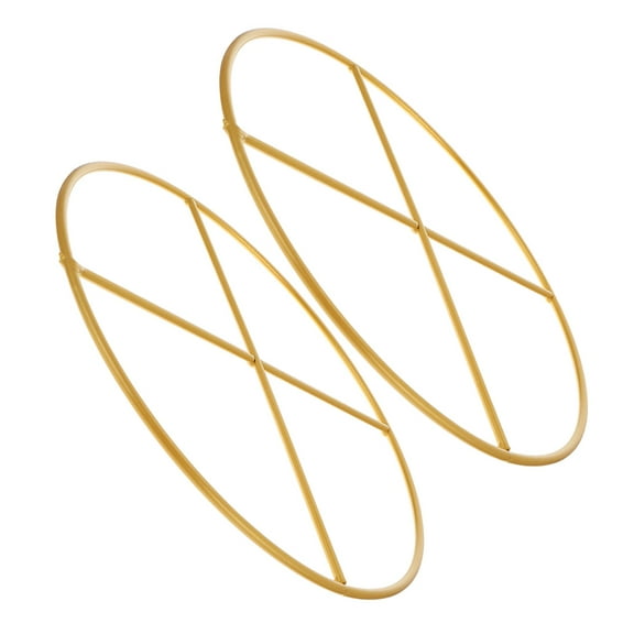 UNOMOR Iron Diy Rings Set Metal Hoops Dreamcatcher Design Unique Wall Art Metal Craft Hoops For Diy Projects