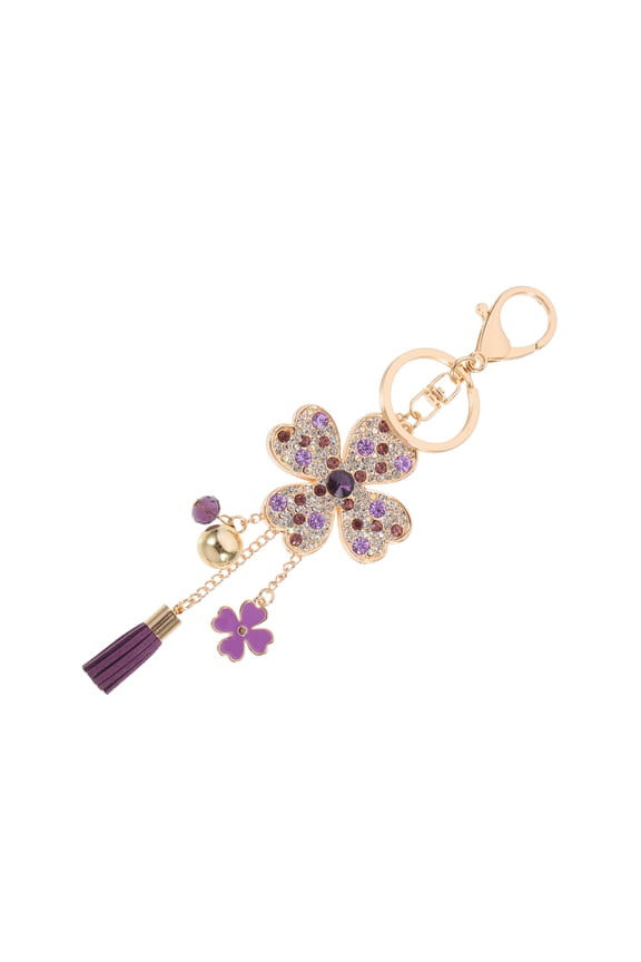 Keychain Decor Cute Keyring Purple 1Pcs
