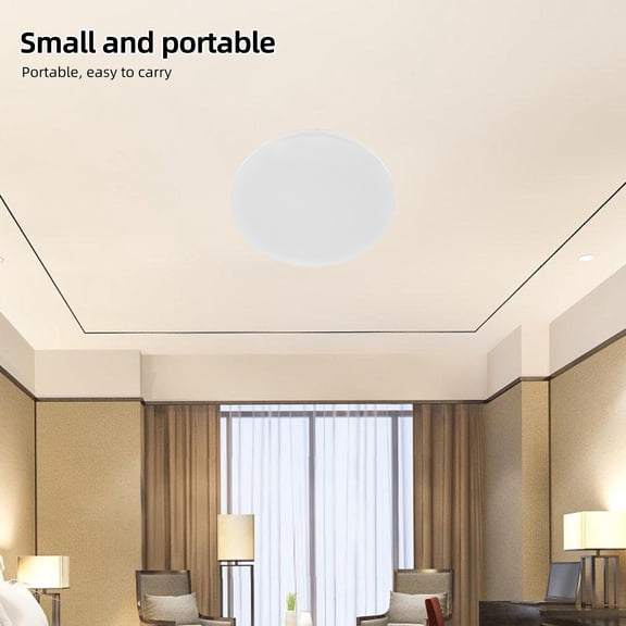 UNOMOR Lamp Covers for Floor Lamps White Round Simple Design for Ceiling Lights 1Pcs
