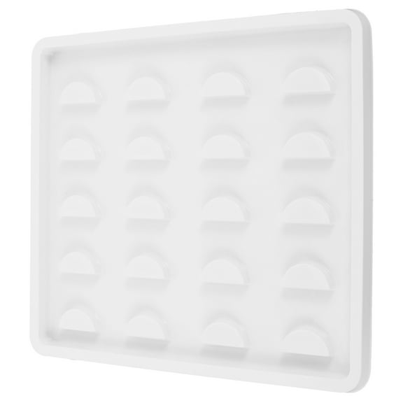 Soimiss Eyelash Extension Storage Box Eyelash Holder Case White 1Pack
