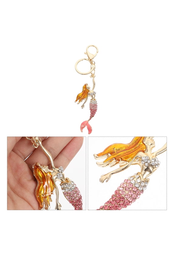 Marine Theme Keychain Pink Metal 1Set Key for present Recipients