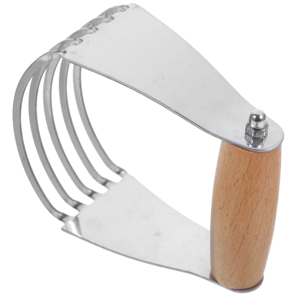 UNOMOR Metal Flour Scraper Tool Stainless Steel Pastry Blender Baking Dough Mixer