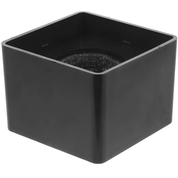 Soimiss Microphone Flag Cube Black Foam and Plastic Mic Logo Cover for Interviews