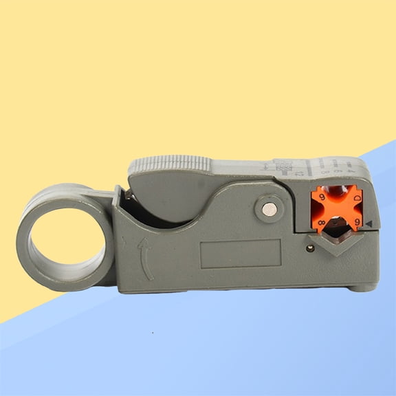 UNOMOR Multi Function Wire Stripping Pliers Grey for Network Installation 1Pack
