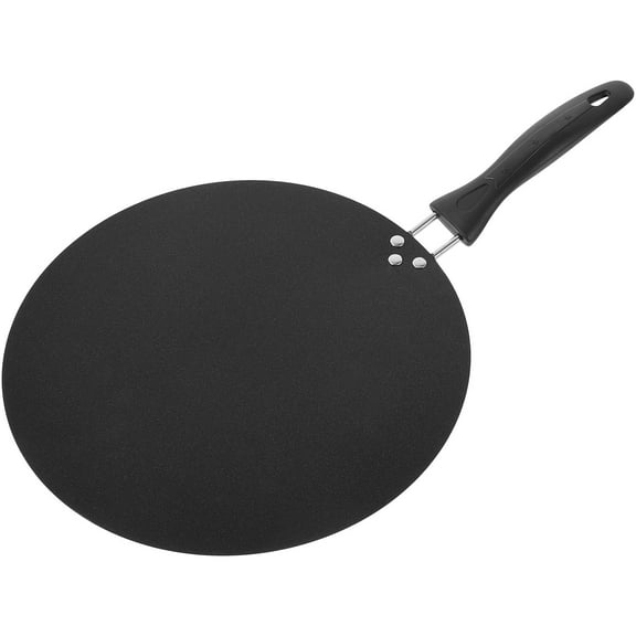 Soimiss Black Nonstick ABS Iron Tortilla Pan for Smooth Cooking and Cleaning