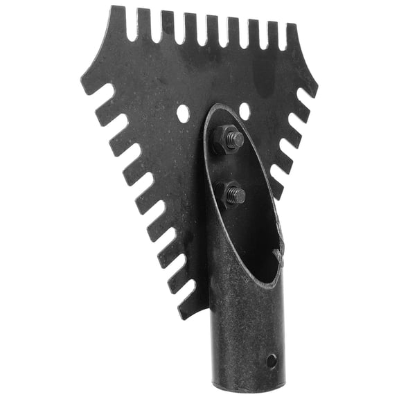 Soimiss Convenient Black Metal Ice Scraper Snow Shovel for Outdoor Use and Ice Removal