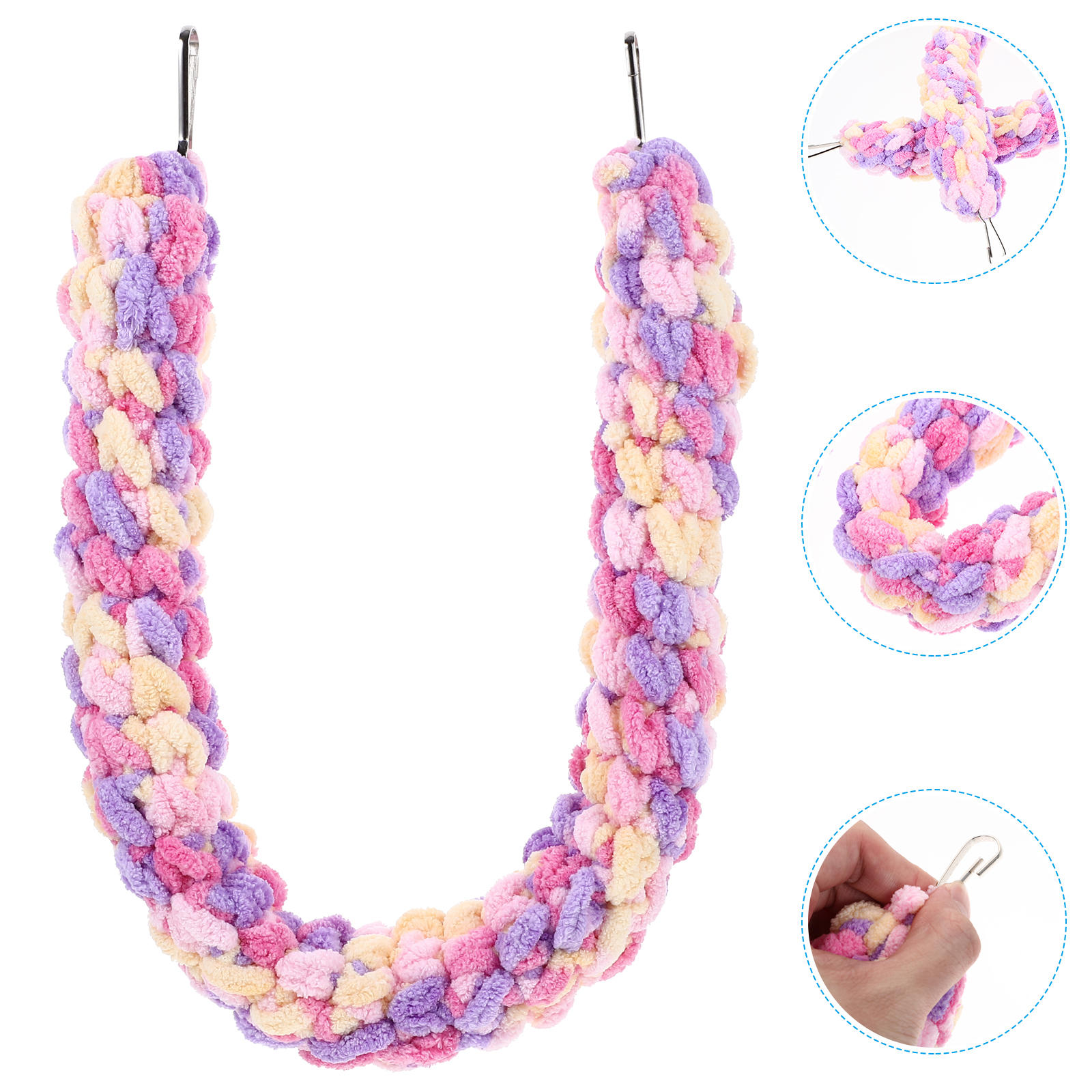 Picture of UNOMOR Parrot Climbing Rope Swing For Birds For Parakeets Lizards And ...