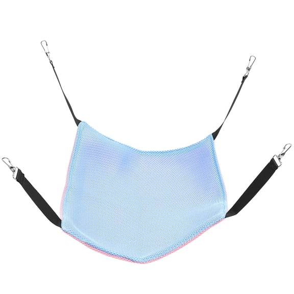 Soimiss Sky Blue Cat Hammock Bed Comfortable Breathable Mesh Hanging Pet Sleeping Nest