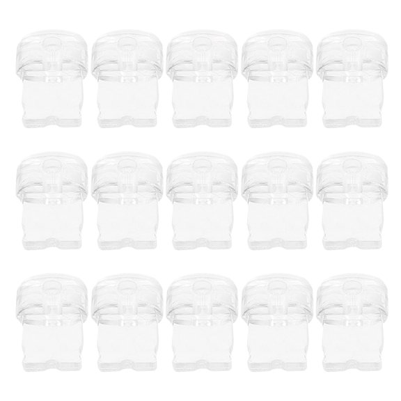 Soimiss 20Pcs Mobile Phone Dust Plug Cellphone Charging Port Plugs Transparent PVC For Daily Use Phone Accessories