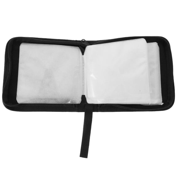 Soimiss Oxford Cloth Cd Storage Holder Green Lightweight Organizer for Dvds and Discs