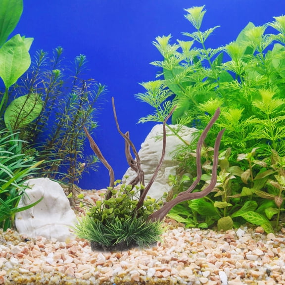 UNOMOR Reptile Tank Accessories Aquarium Tree Stump Resin Natural Look 1Pcs