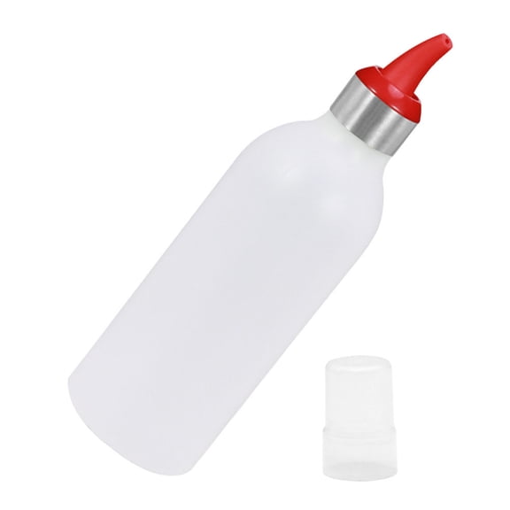 Soimiss Household Red Ketchup Bottle Kitchen Accessory Multi-Function Condiment Bottle