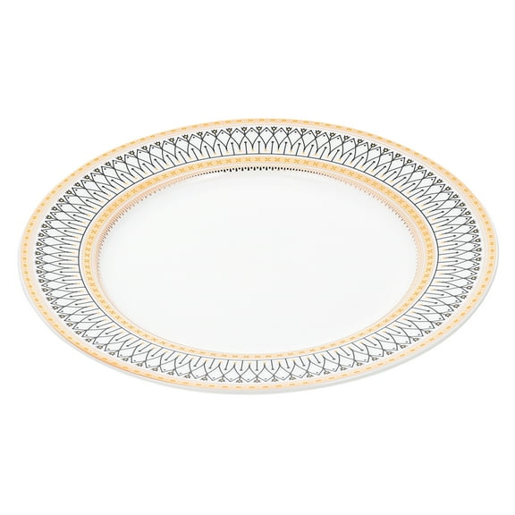Soimiss Ceramic Steak Plate Multi-Function Decorative Food Plate Assorted Color for Daily Use