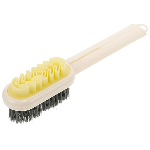 Soimiss Soft Rubber Shoe Brush for Home Use, Multicolor ABS Nylon Bristles, Versatile and Sturdy