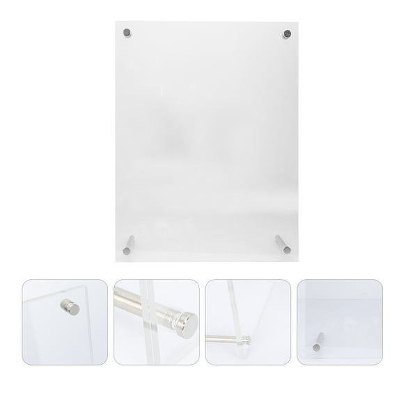 Soimiss Award Holder Transparent Acrylic Photo Frame for Desktop Display and Certificate Stand