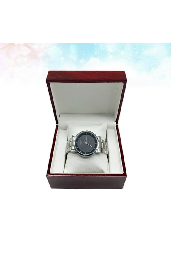 Single Watch Display for Bracelet Boxes in Coffee 1Set