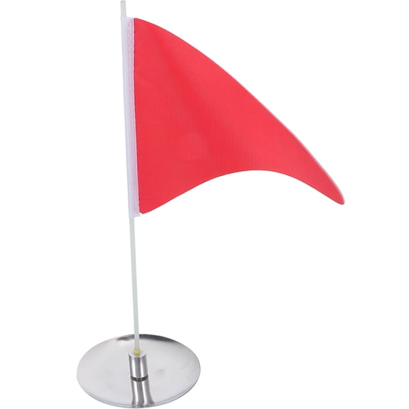 Soimiss 1Set Lightweight Red Golf Flagcup Tray for Portable Golf Training and Putting Accuracy