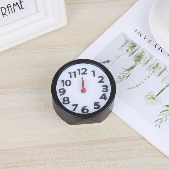 UNOMOR Small Wall Clock Alarm Clock Simple Design for Friends 1Pack