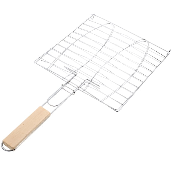 Soimiss Barbecue Grill Basket Practical Grill Mesh 1Pcs for Picnic