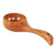 thumbnail image 1 of Soimiss Chocolate Wooden Rice Spoon Kitchen Tablespoon Scoop Natural Wood Large Capacity, 1 of 8