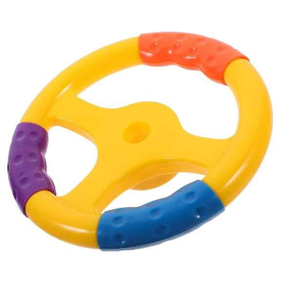 UNOMOR Steering Wheel Racing Toy Toy Car Steering Wheel ABS Simulated Driving 1 Piece