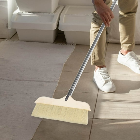 UNOMOR Telescopic Broom With Detachable Handle Lightweight Indoor Dust For Home And Office Use And Floor Sweeping