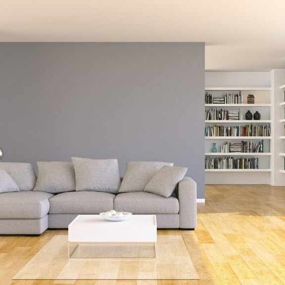 UNOMOR Thick Floor Mat Clear For Office Use Transparent Floor Protector 1Pack Waterproof